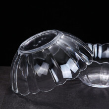 Salatschüssel aus Acryl für Zuhause und Gastronomie, 14,8 cm, robuste Obstschale mit elegantem Aussehen