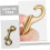 Double Hook Buckle Brass Cable Clips for Pet Leash Eye Snap Metal Trigger Snap Hooks 1