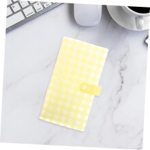 Organiseur de mini-cartes photo givrées, 240 emplacements, porte-cartes de visite 6x9cm jaune