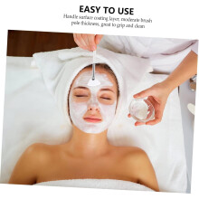2pcs Facial Mask Brush Set Made of Synthetic Material for Easy Application of Skincare Ingredients