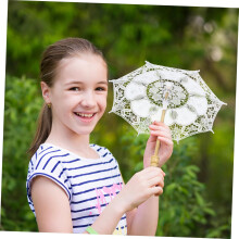 Umbrelă decorativă pentru fotografie de nuntă, detalii de rază pentru petreceri de mireasă și evenimente elegante