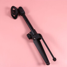 Dreieckiger, höhenverstellbarer Mikrofonständer aus Metall für Tischmontage, geeignet für Musikaufnahmen und Online-Meetings
