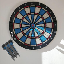 Geantă de depozitare pentru darts, portabilă, cu vârf din oțel, organizator de darts ușor, cutie de transport neagră