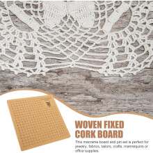 Kit DIY pentru macrame din plută de 8x8 inch, suprafață de înnodat cu grilă și știfturi în T