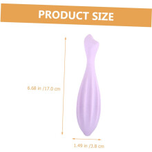 Ferramenta de massagem facial de silicone para mulheres, massageador de rosto manual portátil forma arredondada e agarre confortável