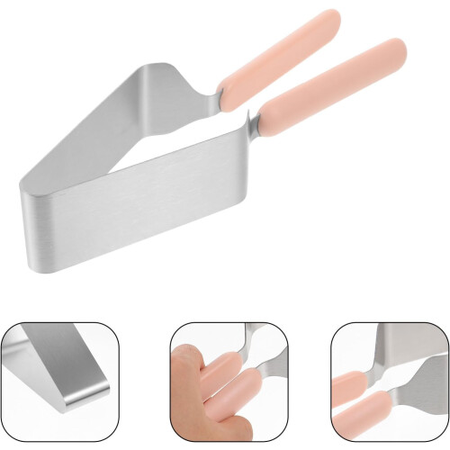 Cake Cutting Tool Pie Cutter Stainless Steel Lightweight Sturdy Silver Baking Cutter