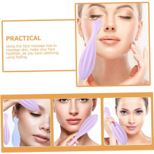Silicone Facial Massage Tool for Women, Portable Manual Face Massager Rounded Shape and Comfortable Grip