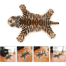 Bodenkissen mit Tigermuster, rutschfester, leichter Teppich für Jungen und Wohnzimmer