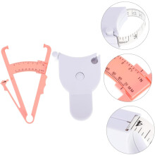 Pince à plis cutanés et mètre ruban (lot de 2) - Outil de mesure à double échelle