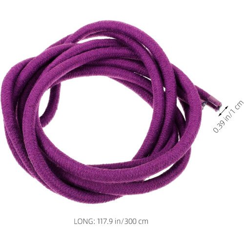 Gymnastics Rope Cotton Training Rope Purple Flexible Multi-Function Gym Accessory 1