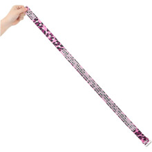 Cintura da donna con stampa leopardata, fascia alla moda con stampa animalier ghepardo e fibbia dorata