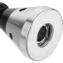 Válvula de seguridad para olla a presión con escape ajustable y funciones de limitación de presión.