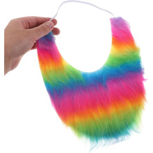 Barbă falsă pentru bărbați, mustață amuzantă în formă de U, costum fals, accesoriu pentru barbă