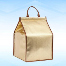 Bolsa isotérmica de gran capacidad para bebidas y frutas, bolsa térmica de tela ligera e impermeable para el almuerzo.