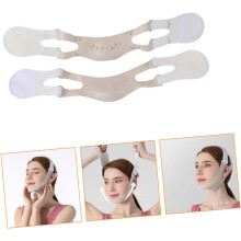 Straffendes Gesichtsband, Faltenpflaster, Liftinggürtel, Hals- und Kieferpartie-Tape, Gua-Sha-Gesichtsmassagegerät, Liftingmaske, Damenband