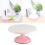 Cake Mounting Pattern Turntable Manually Rotating 360 Design Round Shaped Plastic Baking Supplies 1