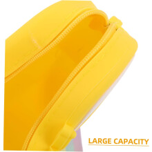 Carteira de silicone em forma de borboleta Mini bolsa bonita para acessório crossbody da moda Amarelo