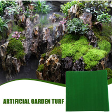 Fake Grass Turf Mat for Sand Table Model, Cuttable Artificial Lawn Decoration 41x100cm with PVC Box