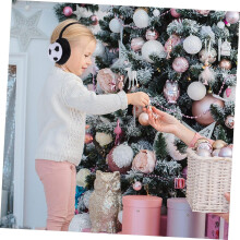Plush Ear Muffs Winter Warm Earmuff for Boys and Girls Design Soft Faux Wool Ear Cover Lovely Embroidery