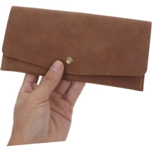 Stilvolle Geldbörse aus PU-Kunstleder, Geldumschlag-Etui für Damen und Herren, Retro-Clutch, Organizer-Halter