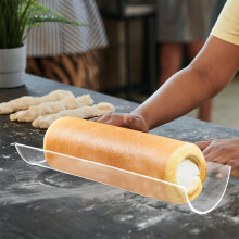 Moule à roulés en acrylique en forme de U pour la confection de gâteaux roulés - Moule polyvalent pour la pâtisserie