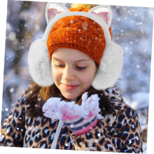 Warm Earmuffs Plush Ear Cover Cold Weather Earmuff Ski Ear Muff Winter Accessory for Outdoor Use for Girls and Boys and Girls