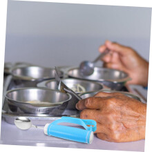 Adaptiver Esslöffel für Senioren, rutschfester Silikongriff, geeignet für Arthritis-Patienten, einfache Handhabung