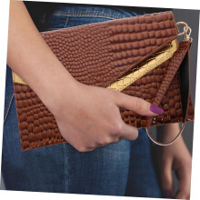Elegante minimalista envelope embreagem bolsa Retro padrão leve e versátil bolsa portátil