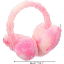 Inverno ao ar livre tampas de ouvidos para mulheres rosa peluche tempo frio tampas de ouvidos