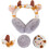 Paraorecchie in pile adorabili unisex per bambini e bambine, comodi paraorecchie 1
