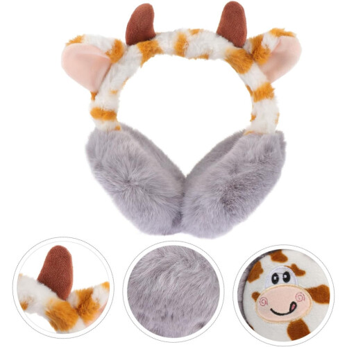 Paraorecchie in pile adorabili unisex per bambini e bambine, comodi paraorecchie