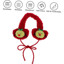 Funny Ear Muffs para mulheres acolhedor inverno orelha cobre material de peluche para o tempo frio elegante e confortável