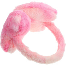 Winter Outdoor Ear Muffs for Women Pink Plush Cold Weather Ear Covers