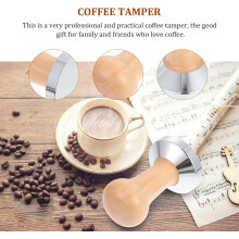 Tasseur à café à ressort plat de 58 mm en acier inoxydable 304, outil de pressage pour expresso