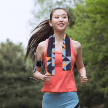 Cooling Sports Towel Cold Feeling Microfiber Sweat Absorbent Breathable Quick-Dry Towel for Fitness Yoga Outdoor Exercise