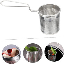 Colino in acciaio inox per pentola calda, cestello scolapasta a rete, colino a maglie fini.