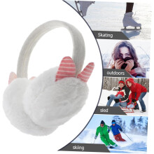 Plush Winter Ear Muffs Adorable Outdoor Ear Warmers Windproof Protective Cover