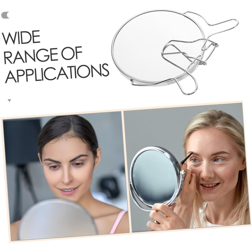 Hkhbjs Double-Sided Mirror With For Makeup And Photography Compact Vanity Mirror For Desk And Bathroom Use