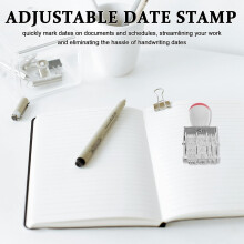 Adjustable DIY Date Roller Stamp Day Month Year for Planners and Journals