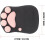 Pata de gato Silicone Mouse Pad com apoio ao pulso 3D ergonômica mesa mouse mat 4