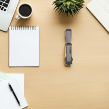 Timbro data rotondo da 21 mm, multiuso, portatile, per ufficio, per archiviazione, uso quotidiano.