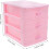 Plastic Organizer with Drawers Mini Organizer with Drawers Multi-layer Storage Plastic 3