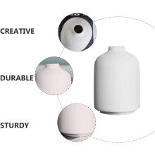 Keramikvase für die Heimdekoration, weiße Vase für Trockenblumen mit kreativem Design