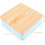 Square Metal Cookie Tin Box Lid for Present Giving, 1pcs Baking Packaging Storage Container 2