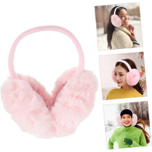 Cache-oreilles d'hiver pliables pour femmes, chauds et moelleux, pour les activités extérieures par temps froid.