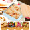 Square Metal Cookie Tin Box Lid for Present Giving, 1pcs Baking Packaging Storage Container 5
