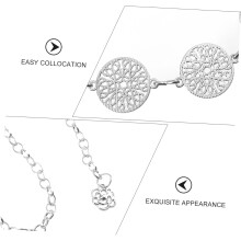 Moda femei curea metalică lanț talie lanț bijuterii pentru fete plaja ținute rochie curea