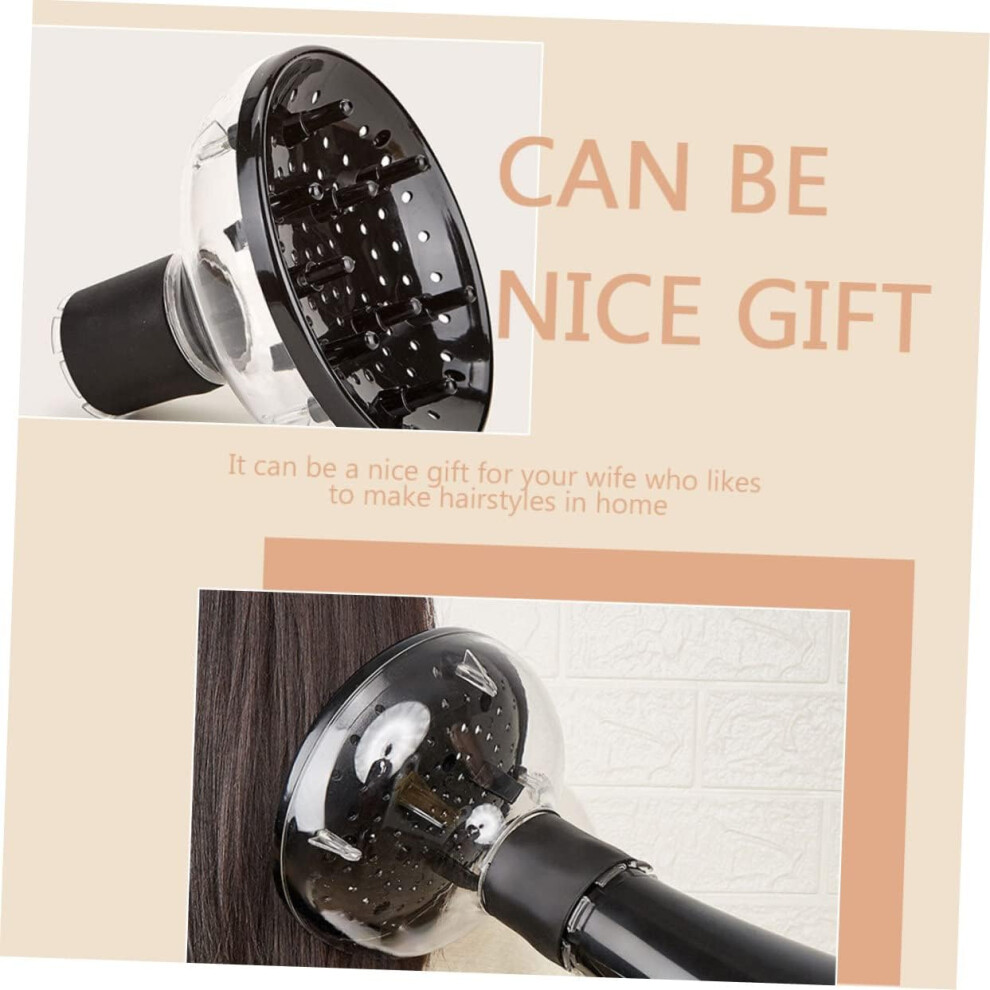 Hkhbjs Transparent Hair Dryer Diffuser Attachment Lightweight Portable Blow Nozzle