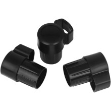Alto Saxophone End Cap Black Abs Wind Instrument Part Protection Cover Stylish Professional Design