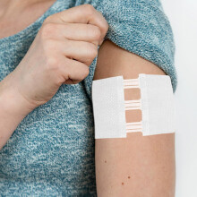 Sårspänningsreducerande bandage sårförslutningar remsor akut hud blixtlåsbandage enhet hemma familjebruk